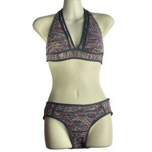 BECCA By Rebecca Virtue Crochet Bikini. NWT‎ Bottom and NWOT Top